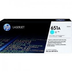 Toner cyan HP pour laserjet Enterprise 700 color mfp M775z/dn/f .... (651A)