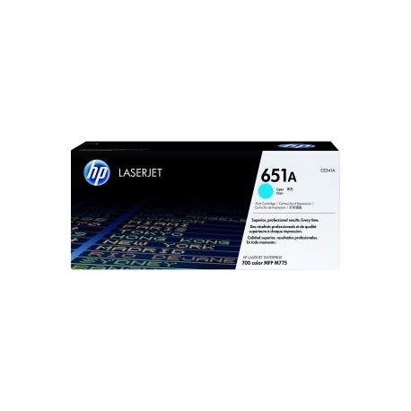 Toner cyan HP pour laserjet Enterprise 700 color mfp M775z/dn/f .... (651A)