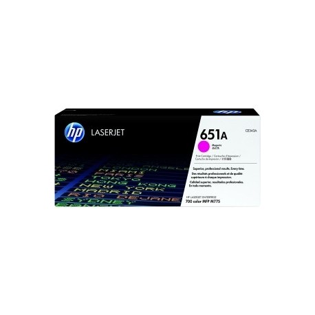Toner magenta HP pour laserjet Enterprise 700 color mfp M775z/dn/f .... (651A)