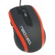 Neoxeo MSE 50 Black/orange - Souris filaire noire/orange