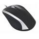 Neoxeo MSE 80 Black/silver - Souris optique filaire noire/argent