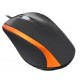 Neoxeo MSE 80 Black/orange - Souris optique filaire noire/orange