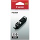 Cartouche noire pigmentée Canon PGI-550BK pour Pixma MG5450 / MG6350 ...