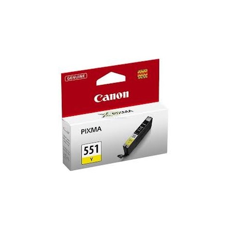 Cartouche jaune Canon CLI-551Y pour Pixma MG5450 / MG6350...