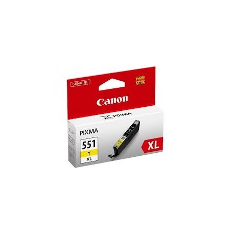 Cartouche jaune Canon CLI-551YXL pour Pixma MG5450 / MG6350...