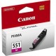 Cartouche magenta Canon CLI-551M pour Pixma MG5450 / MG6350...