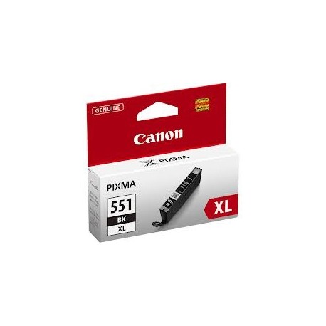 Cartouche noire photo Canon CLI-551BKXL pour Pixma MG5450 / MG6350...