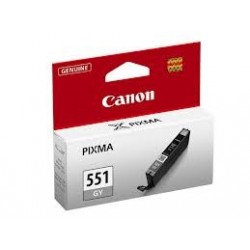 Cartouche grise Canon CLI-551GY pour Pixma MG5450 / MG6350...