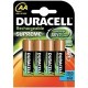 [Duracell AAA HR03 Rechargeable Battery 750mAh (pair of 4)