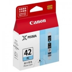 Cartouche photo cyan Canon pour Pixma pro 100 ... CLI-42PC