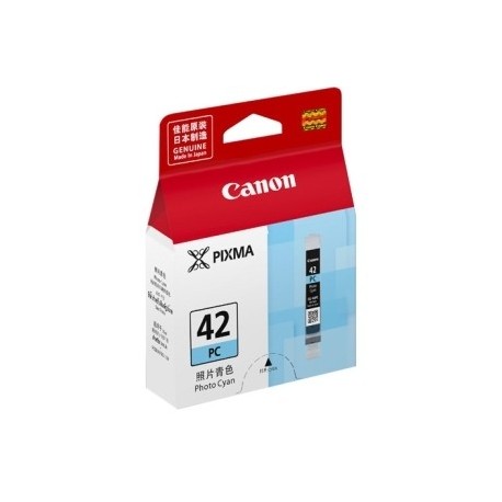 Cartouche photo cyan Canon pour Pixma pro 100 ... CLI-42PC