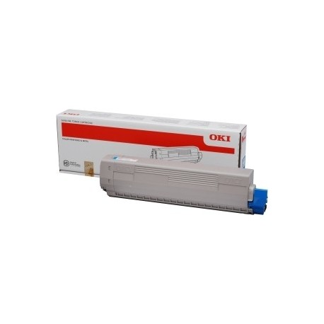 Toner cyan Oki pour C831 / C841