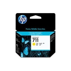 Cartouche d'encre jaune HP pour Designjet T520 ePrinter / T120 (N°711)