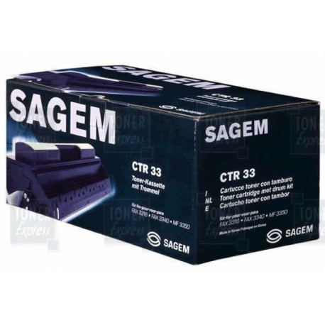 Toner Laser Sagem CTR 33 Noir