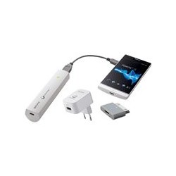 Chargeur nomade USB Sony 2000mAh 1Usb 1sm AC/USB pour Sony / iPhone ...