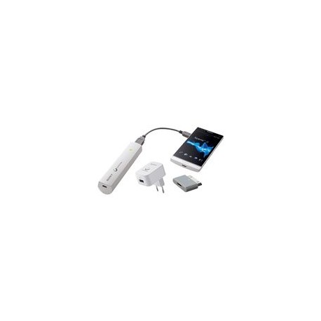 Chargeur nomade USB Sony 2000mAh 1Usb 1sm AC/USB pour Sony / iPhone ...