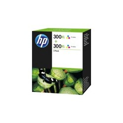Pack de 2 Cartouches couleurs HP pour deskjet D2560 / F4280 (N°300XL)