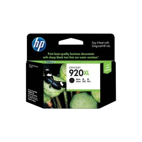 Pack de 2 Cartouches Encre noire HP pour officejet 6500 ... (N°920XL)