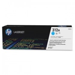 Toner cyan HP pour Color LaserJet Pro M476NW/DN/DW (N°312A)