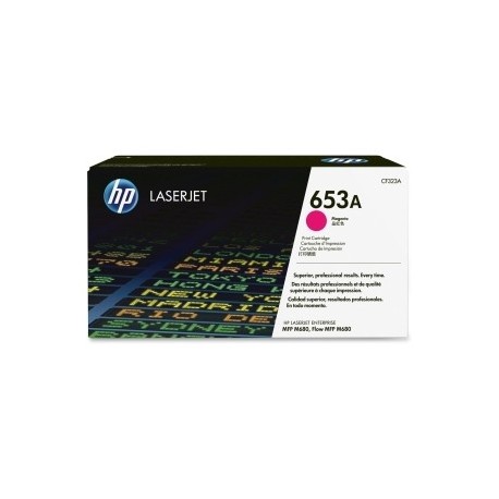Toner Magenta HP pour Color LaserJet Enterprise MFP M680 (653A)