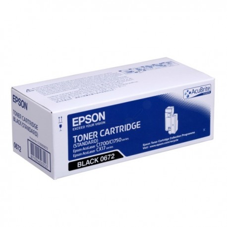 Toner noir Epson pour Aculaser CX17 / C1700 / C1750