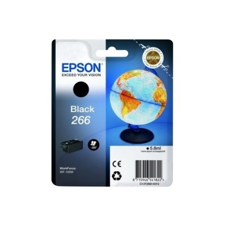 Cartouche Encre noire pour EPSON WorkForce WF-100W (266)