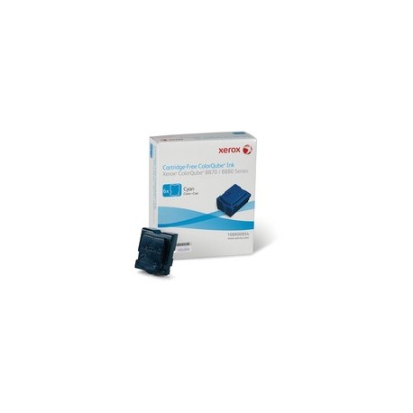 6 * Batonnets d'encre solide cyan pour Xerox ColorQube 8870/ 8880