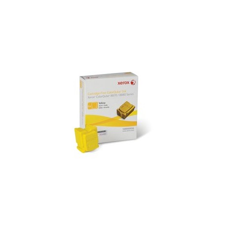 6 * Batonnets d'encre solide jaune pour Xerox ColorQube 8870/ 8880
