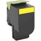 Toner jaune générique haute capacité Lexmark pour CS310 / CS410 / CS510 .... (702HY)
