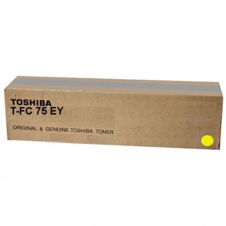 Toner jaune Toshiba pour e-studio 5560C/ 6560C/ 6570...(T-FC75EY)
