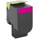 Toner magenta générique pour Lexmark  CX310n / CX410e ... haute capacité