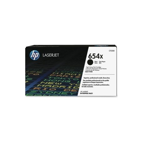 Toner noir HP haute capacité pour Color LaserJet Enterprise M651 (654X)