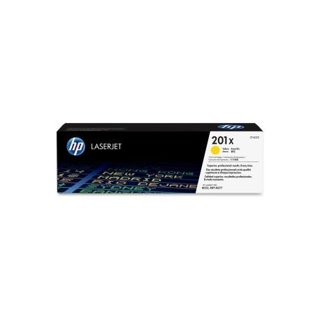 Toner Jaune HP haute capacité pour Color LaserJet Pro M252 / M277.... (201X)