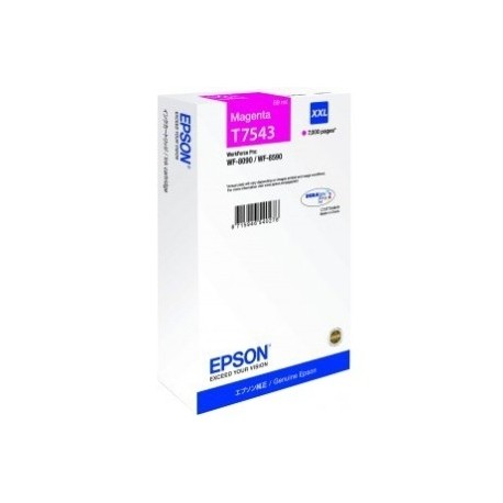 Cartouche Magenta Epson Tres Haute Capacité pour WorkForce 8090dw / 8590dwf...(T7543XXL)