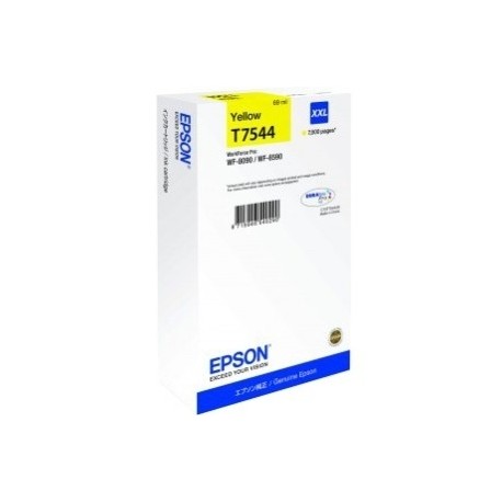 Cartouche Jaune Epson Tres Haute Capacité pour WorkForce 8090dw / 8590dwf...(T7544XXL)