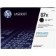 Toner noir  HP pour LaserJet Pro M506 / M527 ... (87X)