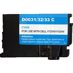Cartouche cyan générique pour Dell V525w / V725w (331-7378)