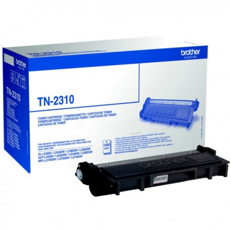 Cartouche toner Brother TN2310 Noir pour HL L2300D/ L2340/ DCP-L2500 ....