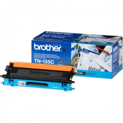 Toner cyan haute capacité Brother pour MFC9440 / DCP9040 / HL4040... (TN-135C)