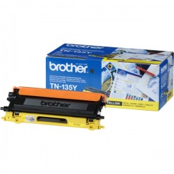 Toner jaune haute capacité Brother pour MFC9440 / DCP9040 / HL4040... (TN-135Y)