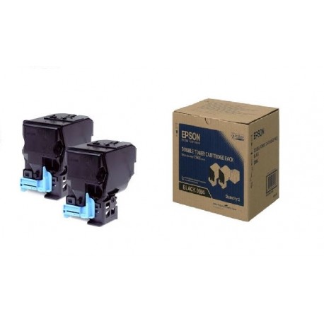 Pack de 2 Toners noirs Epson pour aculaser C3900/CX37DTN/CX37DN...