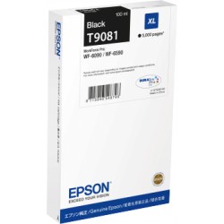 Cartouche Noire XL Epson Haute Capacité pour WorkForce pro WF 6590 / WF 6090 (T9081)