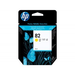 Réservoir Encre JAUNE HP pour Designjet 510+... (N°82)