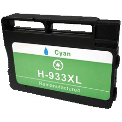 Cartouche cyan générique pour HP officejet pro 6100 / 6600 / 6700 (N°933XL)