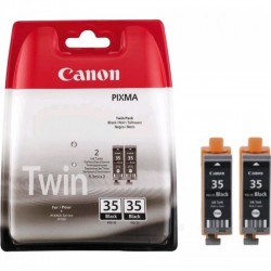 Pack de 2 Cartouches d'encre Canon PGI-35 Noir pigment