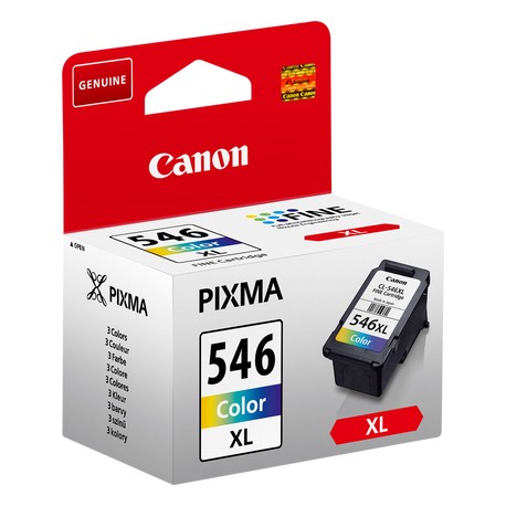 Cartouche couleur grande capacité Canon pour pixma MG2450 / MG2550 / MX495... (CL-546XL)