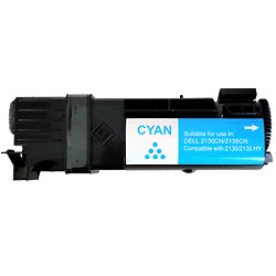 Toner cyan générique pour Dell 2130cn