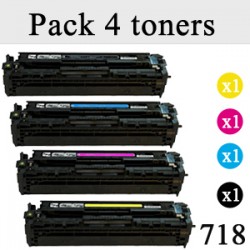 Pack de 4 toners génériques pour Canon MF 8350 ... (type EP-718)