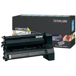 Toner jaune longue durée Lexmark pour C780 / C782 ....