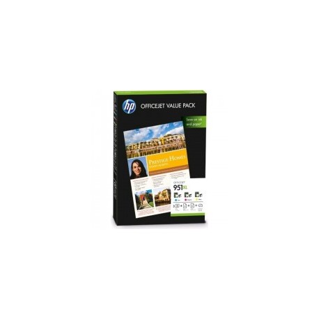 Pack jet d'encre économique pour HP Office Jet Pro 8100 / 8600 .....(N°951XL)